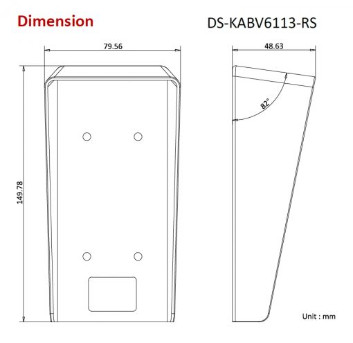 Hikvision DS-KABV6113-RS
