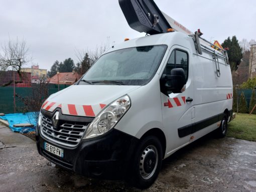 Hydraulická pracovná plošina RENAULT Master 2,3 dCi, KLUBB K32 dosah 13m