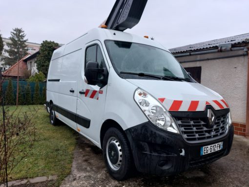 Hydraulická pracovná plošina RENAULT Master 2,3 dCi, KLUBB K32 dosah 13m