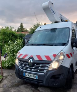 Hydraulická pracovná plošina RENAULT Master 2,3 dCi, FRANCE ELEVATEUR 121FT dosah 12m 2018 Euro6 715mh