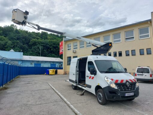 Pracovná plošina RENAULT Master 2,3dCi VERSALIFT VTL-145-F 2019 Euro6 512mh