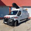 RENAULT Master 2,3 dCi, plošina KLUBB K32 dosah 12,8 m R.v.: 09/2020, 2299cm3, 107kW (145PS), M6, Diesel, Euro 6, 3-miestne, 132.400 km Hydraulická pracovná plošina KLUBB K32, 120kg, 1 osoba, 972 mh