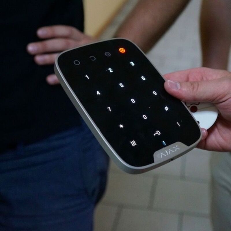 Klávesnica AJAX KeyPad Black 8722