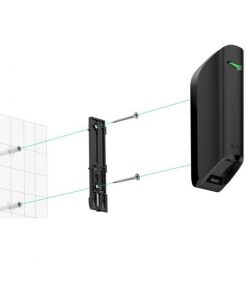 PIR detektor sa záclonovou charakteristikou AJAX MotionProtect Curtain Black 14287